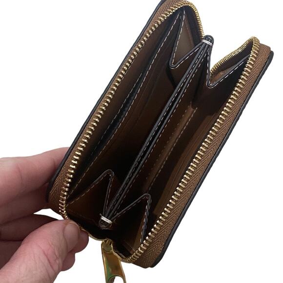 Burberry Vintage Check Womens Zip Around Wallet Classic - Picture 6 of 9